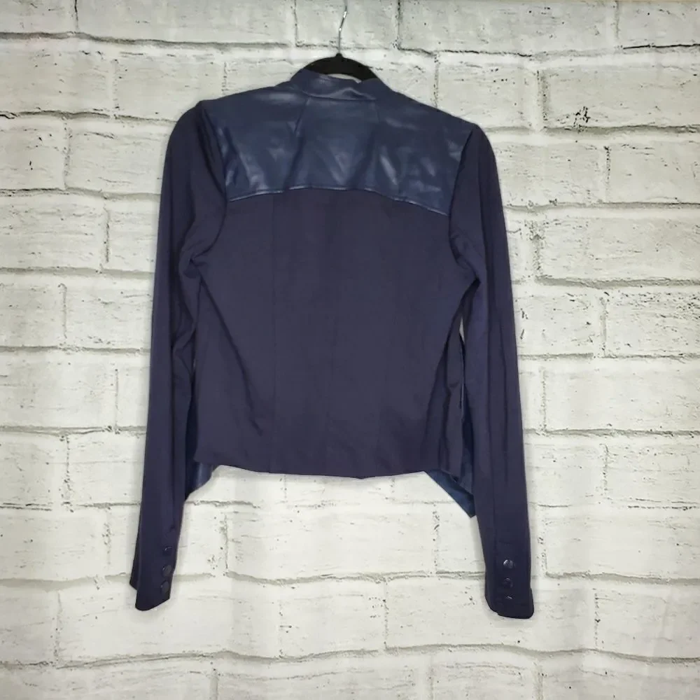 Kut from the Kloth Blue Draped Open Jacket